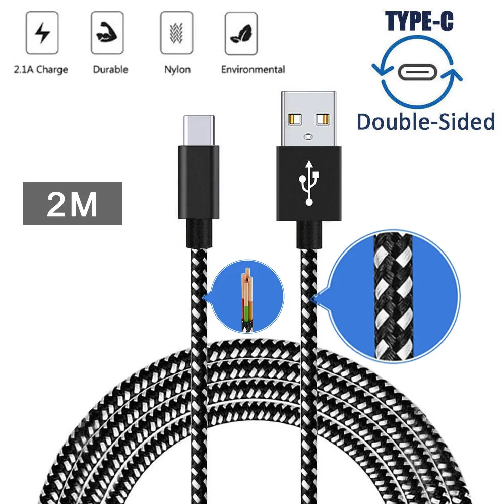 Usb кабель-удлинитель 1 M/2 M/3m USB-C USB 3,1 C-тип данных и быстрое зарядное устройство кабель для Samsung Galaxy S8