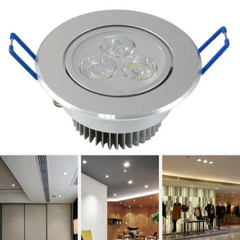 

1 Pcs LED Light Lamp Recessed Ceiling Down Bulb 3W Replacement for Home Office Hotel ALI88