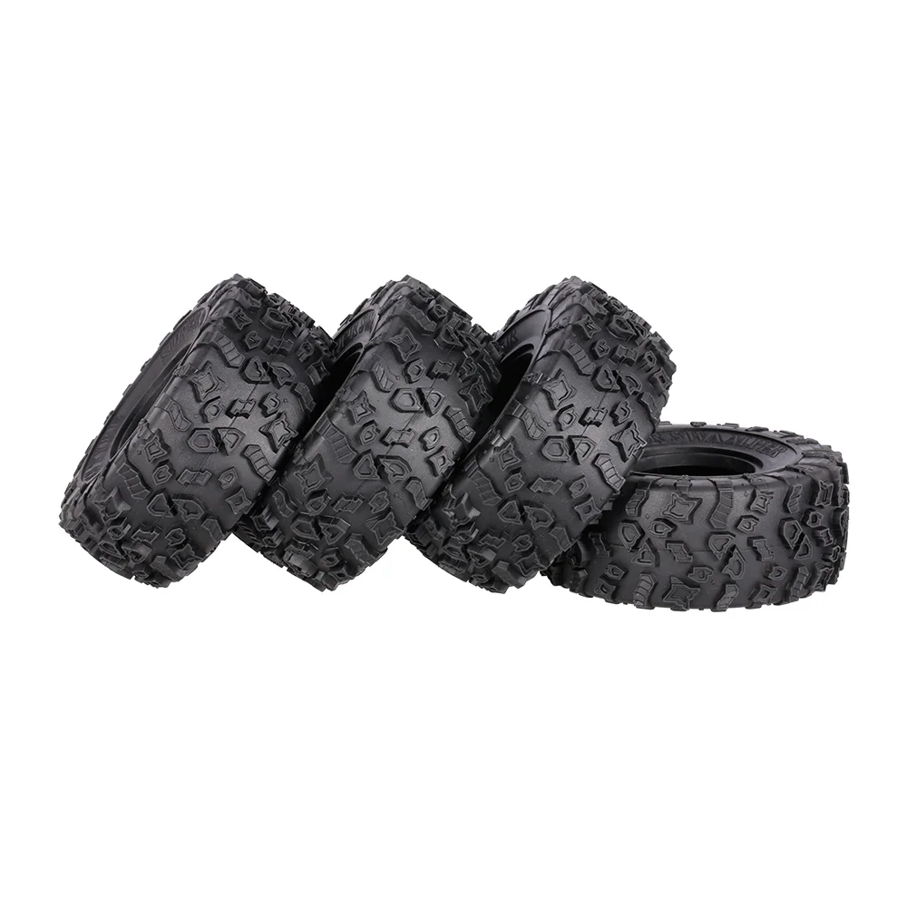4Pcs for AUSTAR AX-4021 2.2 Inch 130mm Vehicle Rock Crawler Tires for 110 Traxxas D90 SCX10 AXIAL RC Car Tire Wheel RC Parts (4)