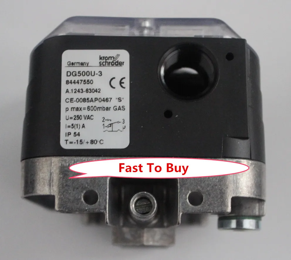 

New Arrival Original Pressure Switch for Gas DG500U-3 For Burner New