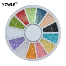 YZWLE 1 колесо 3D Diy Дизайн ногтей украшения/украшения для ногтей/инструмент для ногтей, идеально подходит для маникюрного салона(ZH-68