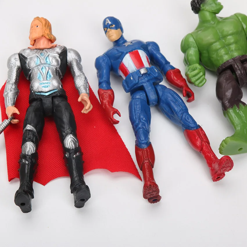 Игрушки Marvel набор коллекционных экшен фигурок супергероев из фильма Мстители —