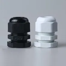100 шт. PG19 Водонепроницаемый Разъем Железы Dia. 12~ 15 мм кабель-переходник белый Цвет IP68