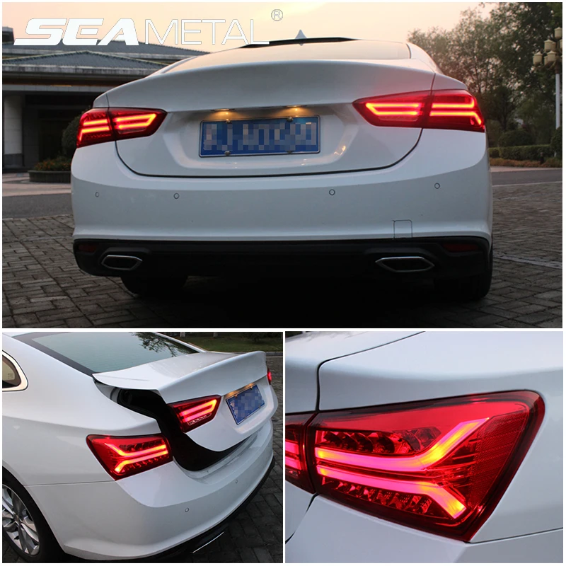 Car Tail Lights For Chevrolet Cruze 2 2017 2018 Malibu Car Taillights For Chevrolet Malibu 2017 2018 Auto Tail Light Rear Lights With Fog Lamp Reversing
