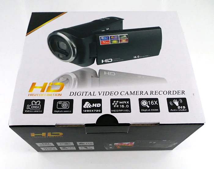 Winait 16Mp Цифровая видеокамера DV-C6 2," TFT lcd дисплей 720P HD DVR 16X цифровой зум лицо и улыбка обнаружения