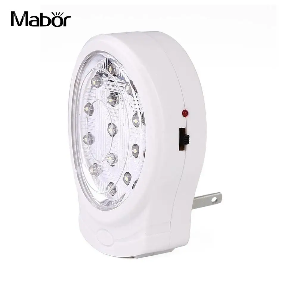 Lâmpada de Emergência Falha de Energia Luz da Noite Automático Queda Plug 110-240 v Eua ac 6 Luzes de emergência