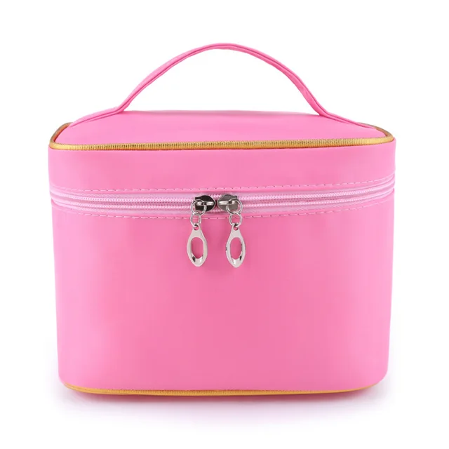 RU&BR Fashion Large Capacity Cosmetic Bag Extra Big High Quality Women Waterproof Solid Travel