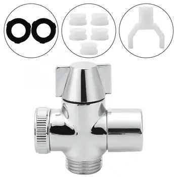 

M22*1 Female Thread Water Faucet Adapter Diverter Three-way Connector for Home Bathroom