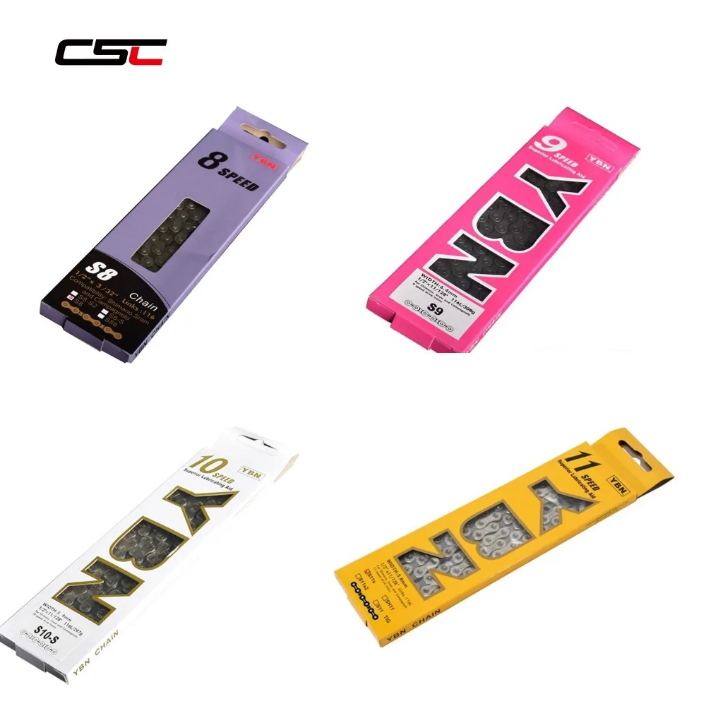 Bike Chain 8S 9S 10S 11S Gold or Silver for MTB/Road Bike