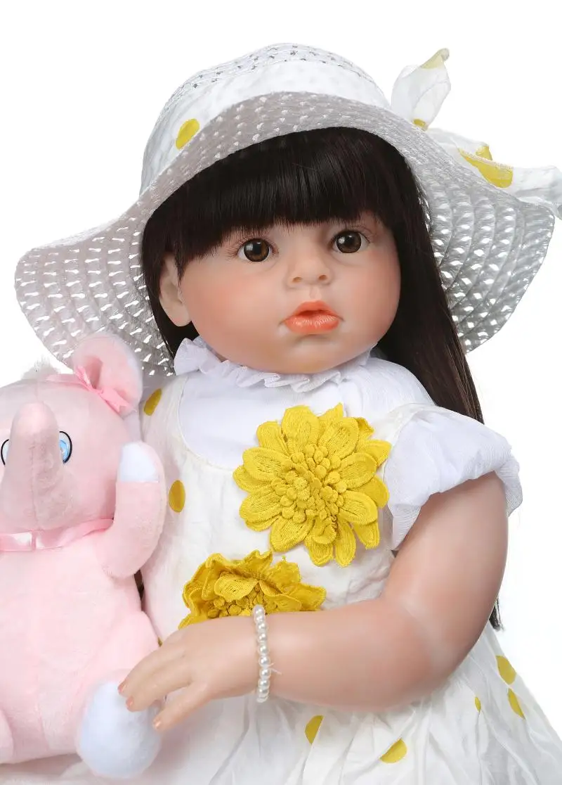 Reborn Toddler Doll 28 Inch 70cm Realistic 1 year old Silicone Vinyl Doll Boy