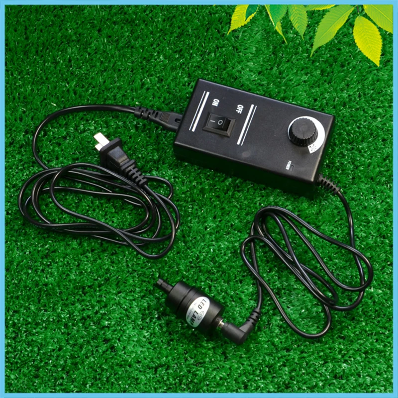 

LED Coaxial Light Source 9mm Interface LED Dot Point Microscope Lamp Illuminator Brightness Adjusted 110V-240V