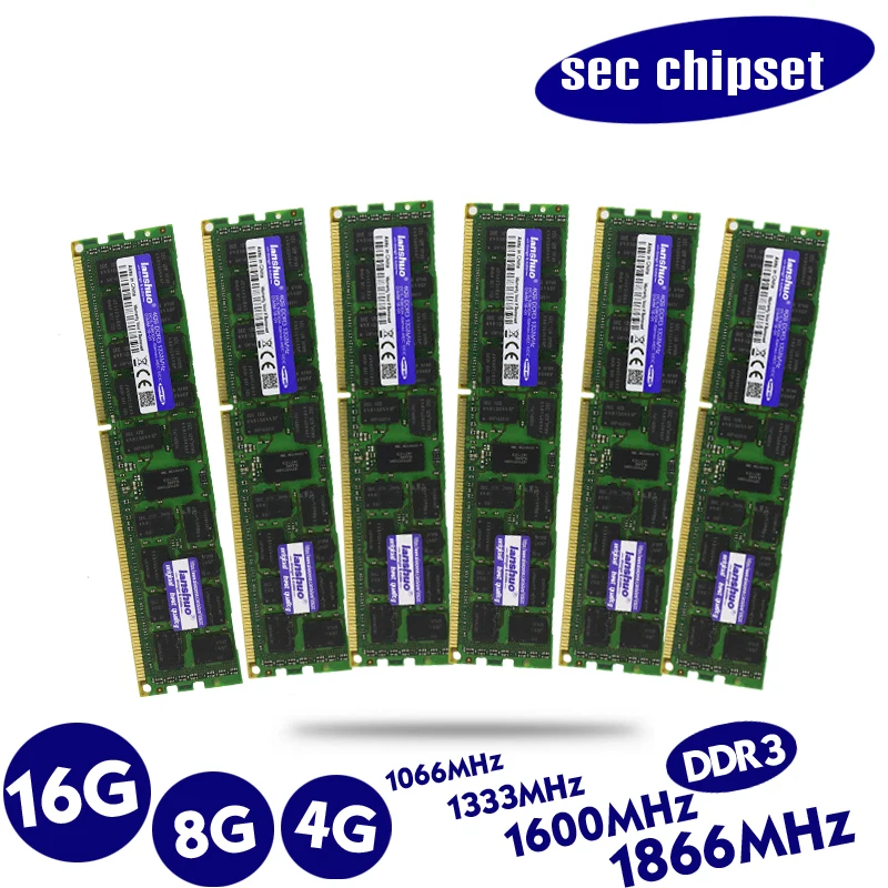 8 ГБ DDR3 1333 МГц 1600 1866 МГц 8G 1333 1600 1866 ECC REG памяти сервера Оперативная память 16 ГБ, 16 ГБ, 32 ГБ, 32g x79 x58 LGA 2011 4GB 4g huanan