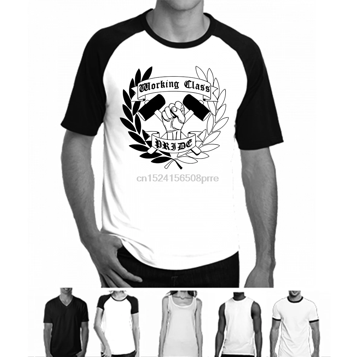 

100% Cotton O-neck Custom Printed Tshirt Men T shirt Working Class Pride Women T-Shirt