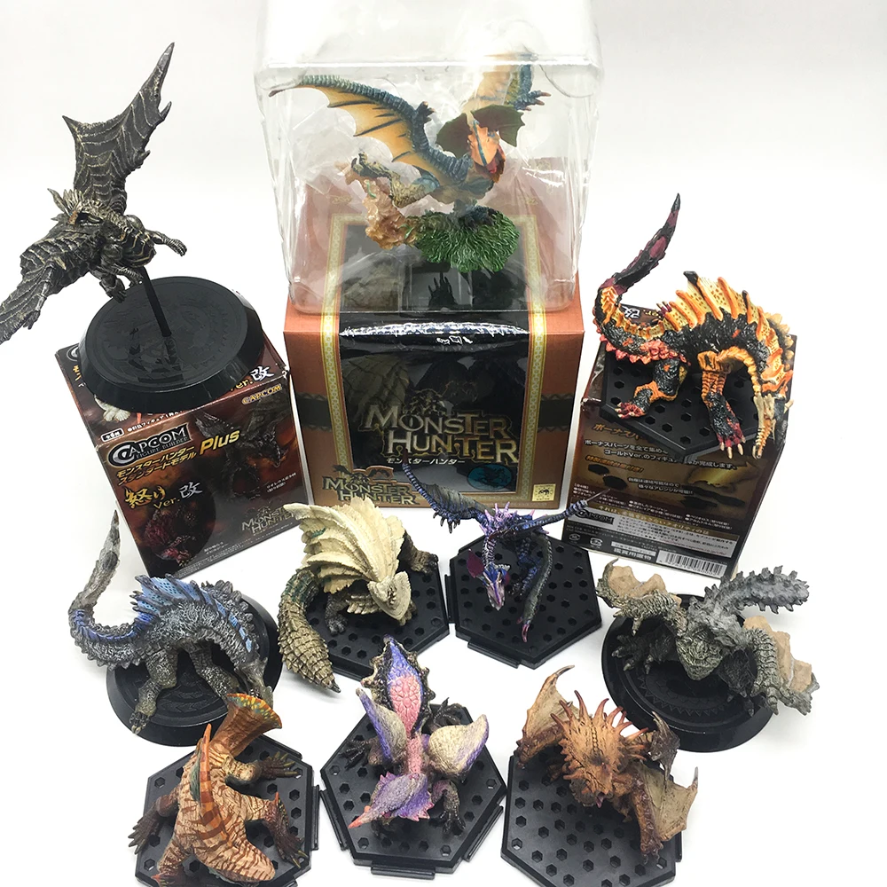 2018 Japan Anime Monster Hunter World Game PVC Models Hot Dragon Action Figure Decoration Toy Model Collection Christmas Gift