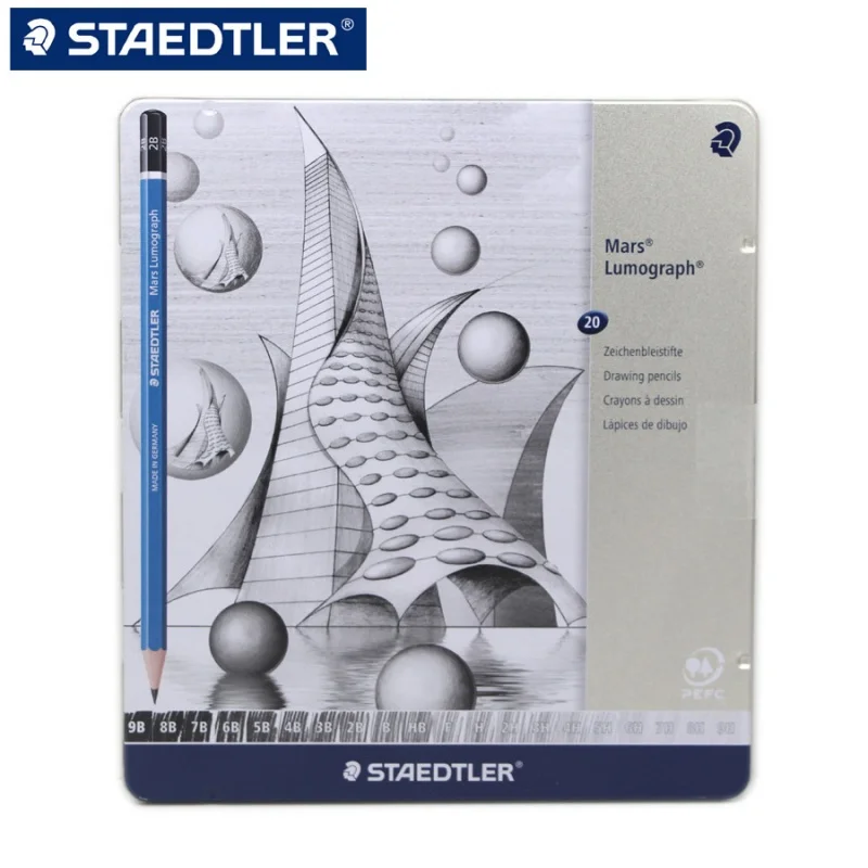 

Staedtler Lumograph Graphite Drawing Sketching Pencils G20 20 Degrees 9H 8H 7H 6H 5H 4H 3H 2H H F HB B 2B 3B 4B 5B 6B 7B 8B