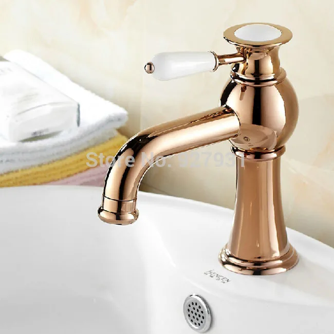 Contemporary Brass Deck Mount Basin Vessel Sink Fa...