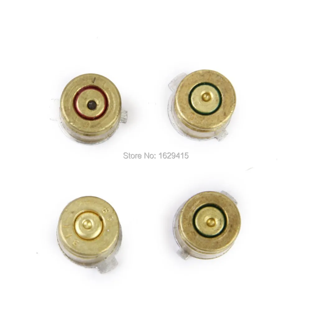 IVYUEEN золото 9 мм пуля латунь Кнопка алюминиевые кнопки действия комплект для sony Dualshock 4 PS4 Pro тонкий контроллер аксессуары