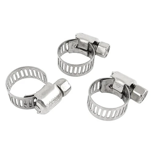 

3 x Stainless Steel 6mm to 12mm Hose Pipe Clamps Clips Fastener