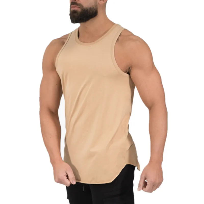 tank top men fitness T shirt sleeveless vest (3)