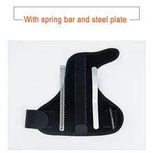 1 шт. медицинская шина для большого пальца Регулируемый бандаж стабилизатор поддержка пальцев артрит тендонит растяжение 19ing