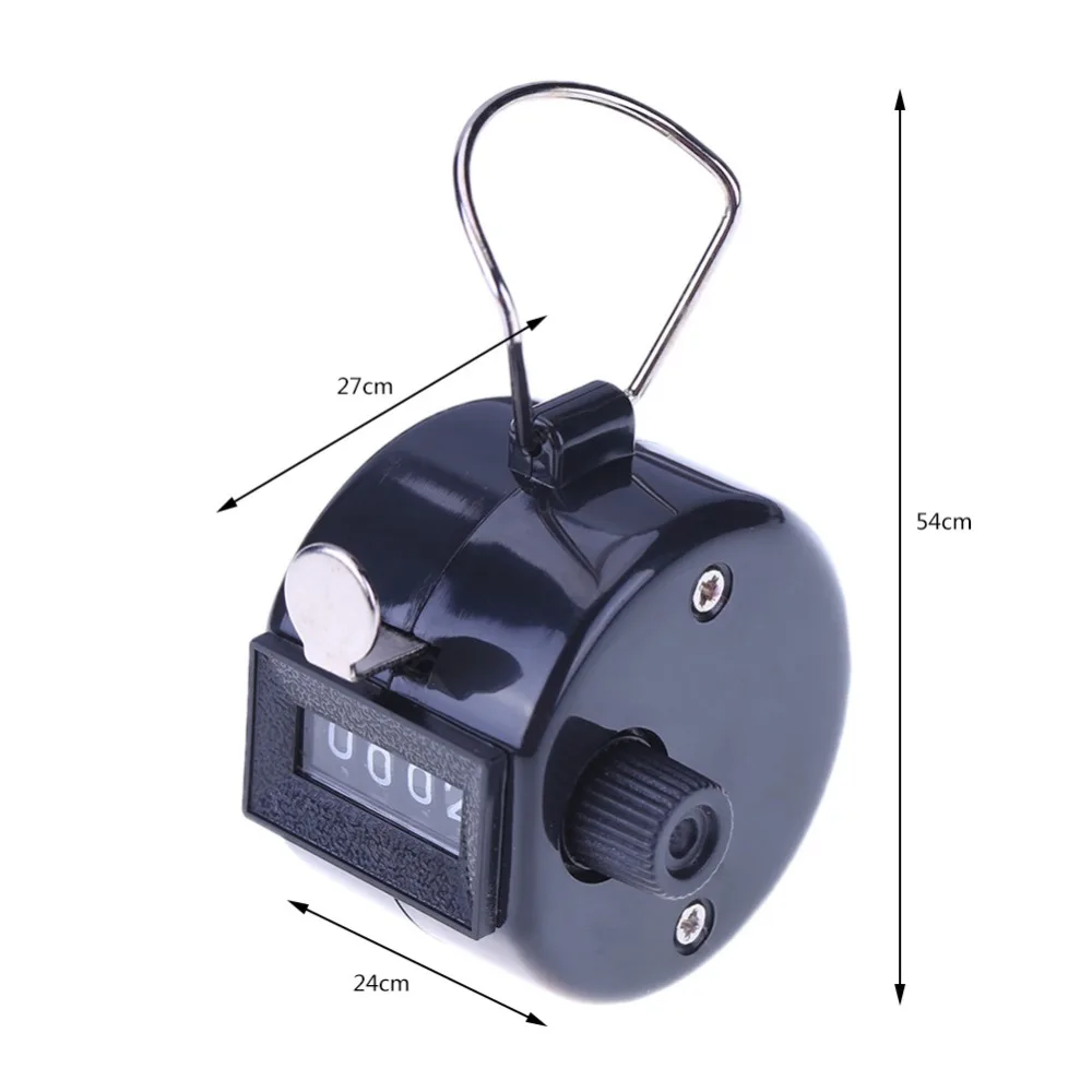 Ручной счетчик цифровой Ручной Tally 4 цифры номер ручной подсчет мини палец гольф-кликер Tally клик тренировочный счетчик Max.9999