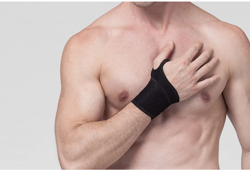 Professional elastic sports safety carpal tunnel tennis wrist bandage brace support free shipping (10)