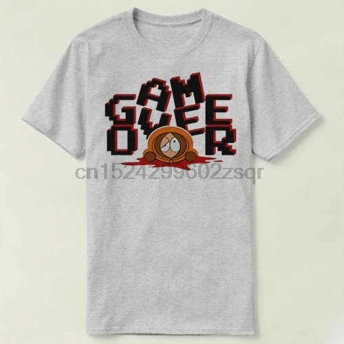 

Game over southpark KENNY Tee Shirt short sleeve cotton t-shirt women and men