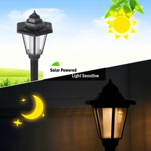 Светодиодный светильник на солнечных батареях, садовая лампа, перезаряжаемый ручной светильник и 2 режима управления IP44 для патио, двора, улицы