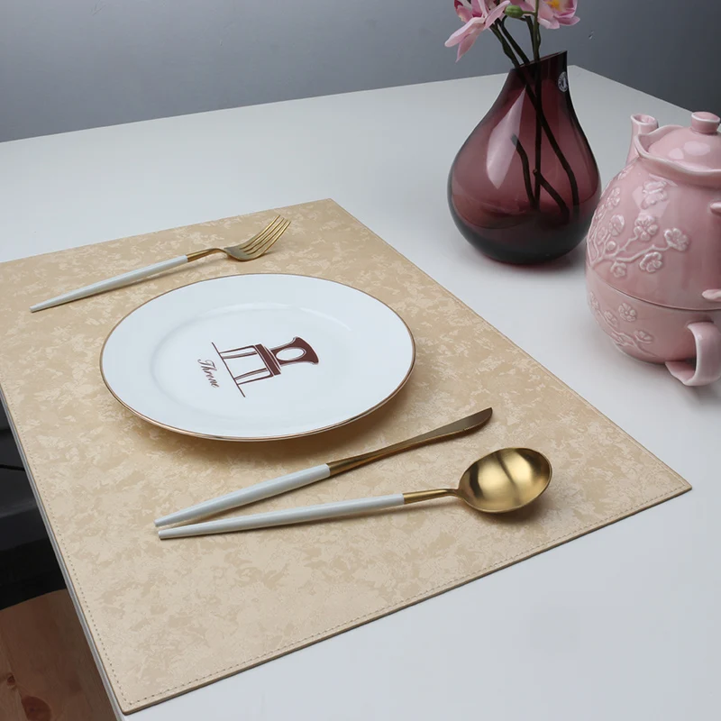 46x33 سنتيمتر المطبخ الجدول حصيرة بو الجلود مكان حصيرة شرب كوستر العزل سادة الجدول ماتس الطعام مفرش طاولة تصنيف 46x33 سنتيمتر المطبخ الجدول حصيرة بو الجلود مكان حصيرة شرب كوستر العزل سادة الجدول ماتس الطعام مفرش طاولة تصنيف