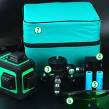 12 линий зеленый лазерный уровень самонивелирующийся 360 горизонтальный и вертикальный крест супер мощный зеленый лазерный луч линии