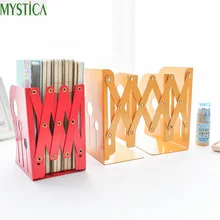 ФОТО Retractable shelves folding book holder book by bookends books student color creative retro wrought iron shelves  