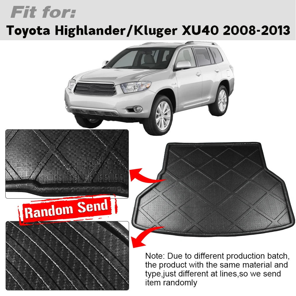 Buildreamen2 для Toyota Highlander Kluger XU40 2008 2013 автомобильный коврик багажника поднос