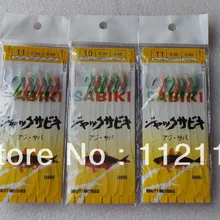 30 шт. рыболовную приманку sabiki( 9 крюк 10 крюк и 11 крюк смешанный