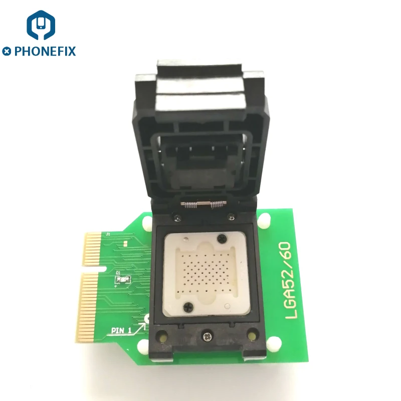 PHONEFIX IP BOX V2 NAND Программист EEPROM IC тестовая розетка LGA52 LGA60 тестовый инструмент батарея тестовая плата для 6p 6 5 air 1 2 mini 2 3 4