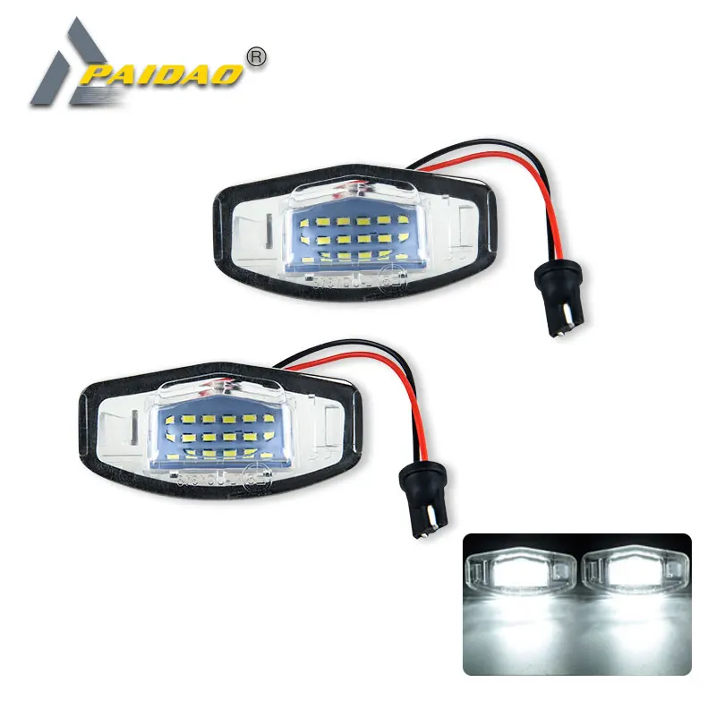 12V автомобильный Стайлинг 18 SMD чипы Светодиодные номерные знаки для Honda Для Civic VII4