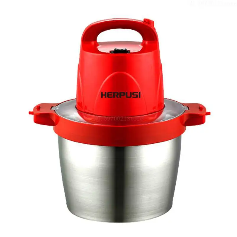 

Free Shipping By Commercial Meat Grinder Household Electric Machine Cut Chilli Ground Food Dumpling Stuffing Broken