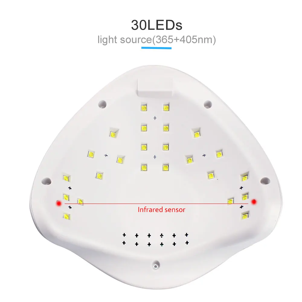 Профессиональный SUN5X 48 Вт УФ светодиодный лак для ногтей лампа для отверждения гель-лака Быстросохнущий аппарат для сушки ногтей инструменты для дизайна ногтей