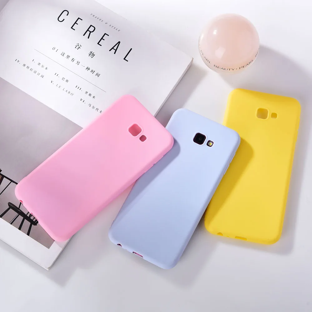 Case for Samsung Galaxy A30 A50 S7 S8 S9 S10 S10E M10 M20 M30 M40 M50 J4 J6 + 2018 A7 A6 A9 Candy Soft TPU Cover |