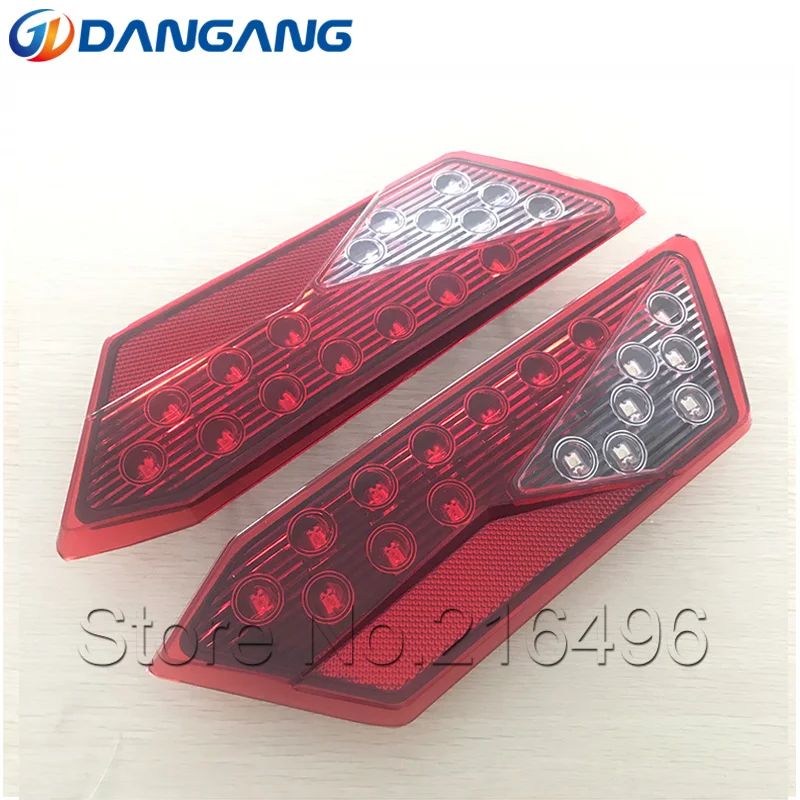 

LED Tail Light With reverse light for 14-18 POLARIS RZR 1000 XP & S backup-Red