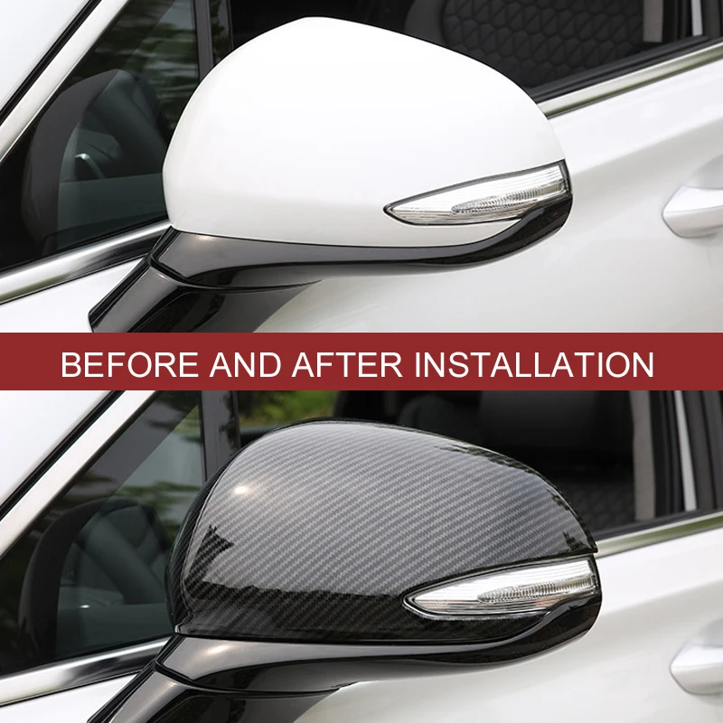 

For Hyundai Santa Fe TM 2019 Rear View Mirrors Decoration Cover Trim Car Styling