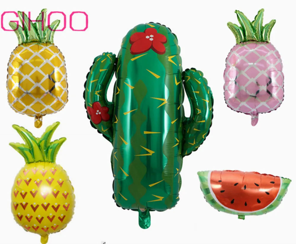 

Pineapple Watermelon Cactus Giant 40 inch Balloons Baby Bathe Summer Party Birthday Party Birthday Carnival Birthday Decorations