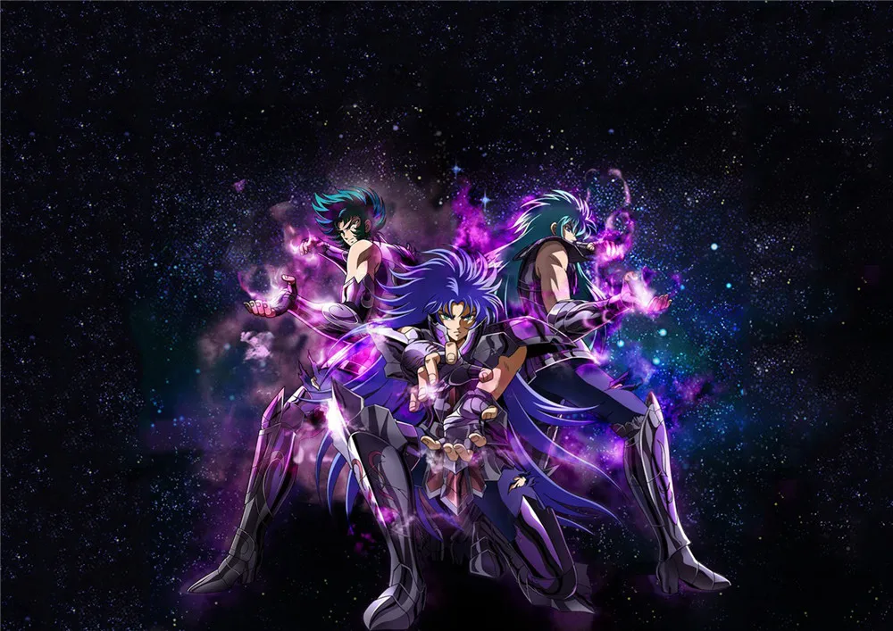 Постеры Saint Seiya с мультяшными рисунками настенные стикеры высокого разрешения