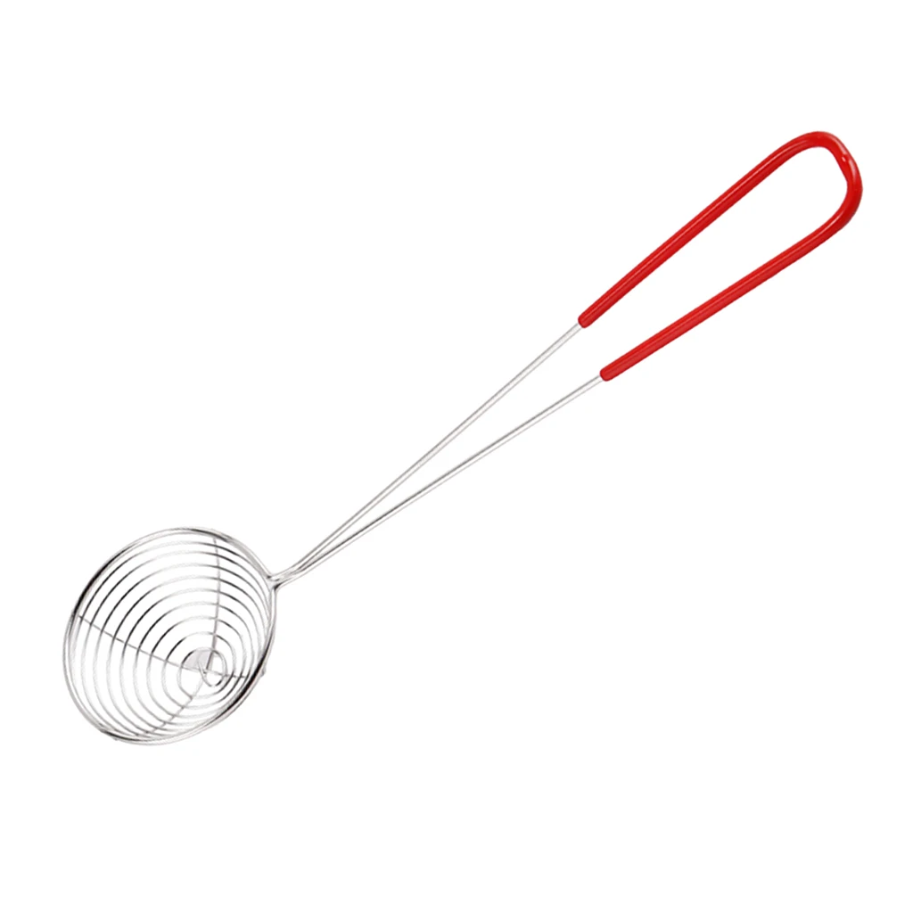 MagiDeal Hot Pot Strainer Ladle Kitchen Tools Mesh Stainless Steel Skimmer Food Oil for fries fish vegetables meats Utensils