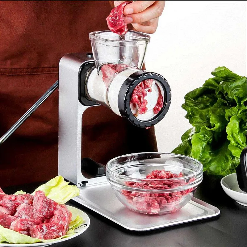 Upgrade Manual Meat Grinder Mincing Machine for Home Vegetable Mincer Meat Slicer Fish Grinder Kitchen Sausage Machine Upgrade Manual Meat Grinder Mincing Machine for Home Vegetable Mincer Meat Slicer Fish Grinder Kitchen Sausage Machine