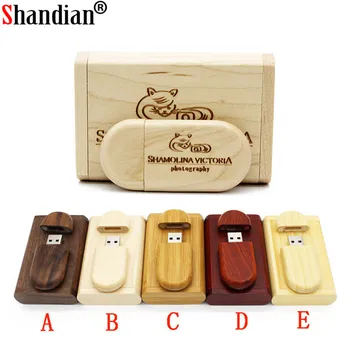 SHANDIAN Customize LOGO wooden + Box Personal LOGO pendrive 4GB 8GB 16GB 32GB usb Flash Drive U disk Memory stick wedding Gift SHANDIAN Customize LOGO wooden + Box Personal LOGO pendrive 4GB 8GB 16GB 32GB usb Flash Drive U disk Memory stick wedding Gift