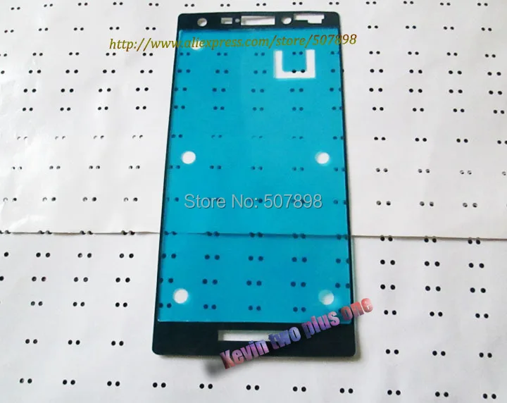 BLINGIRD 10 шт./лот новый передний клей для Sony Xperia M2 S50h D2303 D2305 D2306 LCD Корпус рамка Крышка