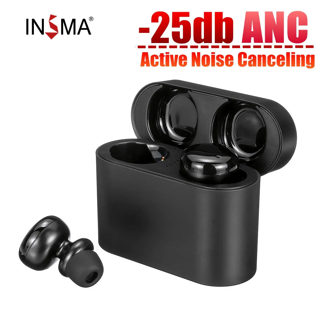 

ANC Active Noise Canceling bluetooth 5.0 Earphones TWS Wireless Earphones blutooth Earphone Headphone Sports Earbuds Headset