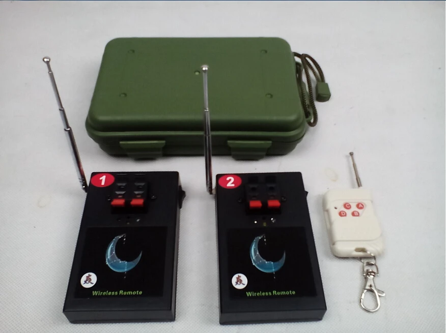 

2 Cues remote stage copper wire DMX Stage machine smart switch wedding equipment-wireless switch
