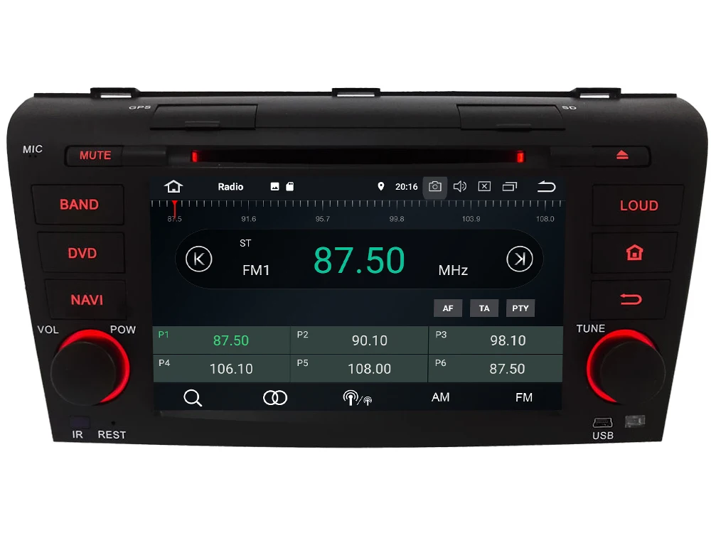 Cheap KLYDE Android 8.0 4G WIFI Octa Core 4GB RAM 32GB ROM Car DVD Multimedia Player Radio Stereo GPS Navigation For Mazda 3 2004-2009 2
