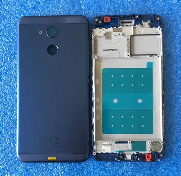 

Original Axisinternational For Huawei Honor 6C Pro JMM-L22 Front bezel Middle frame +Back battery cover+side keys+No camera lens